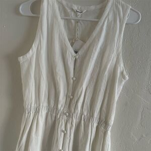 Splendid Women's XS White Tiered Maxi Dress NWT